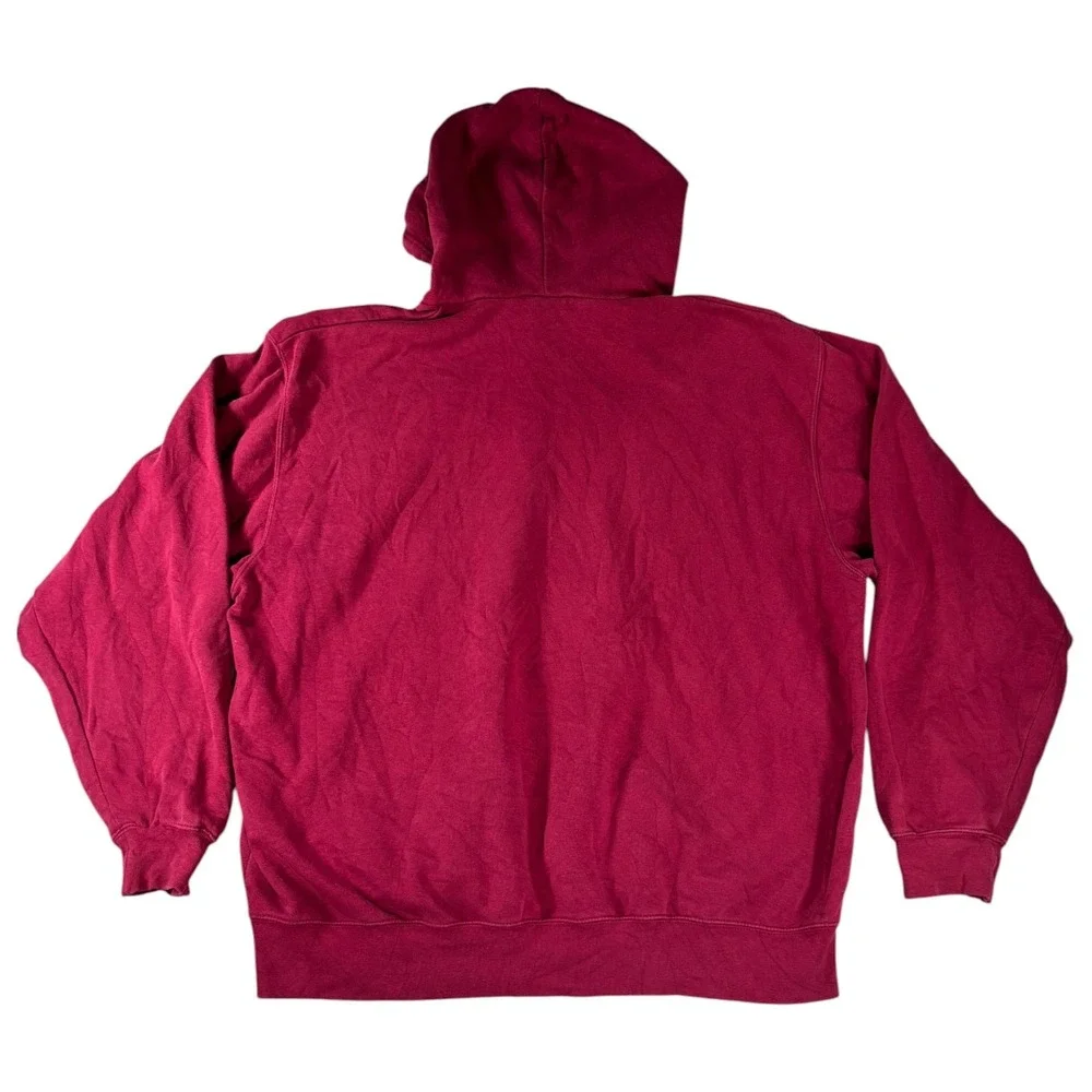 Nike Team Lafayette Volleyball Hoodie Maroon Graphic Sweatshirt Mens XL Vintage